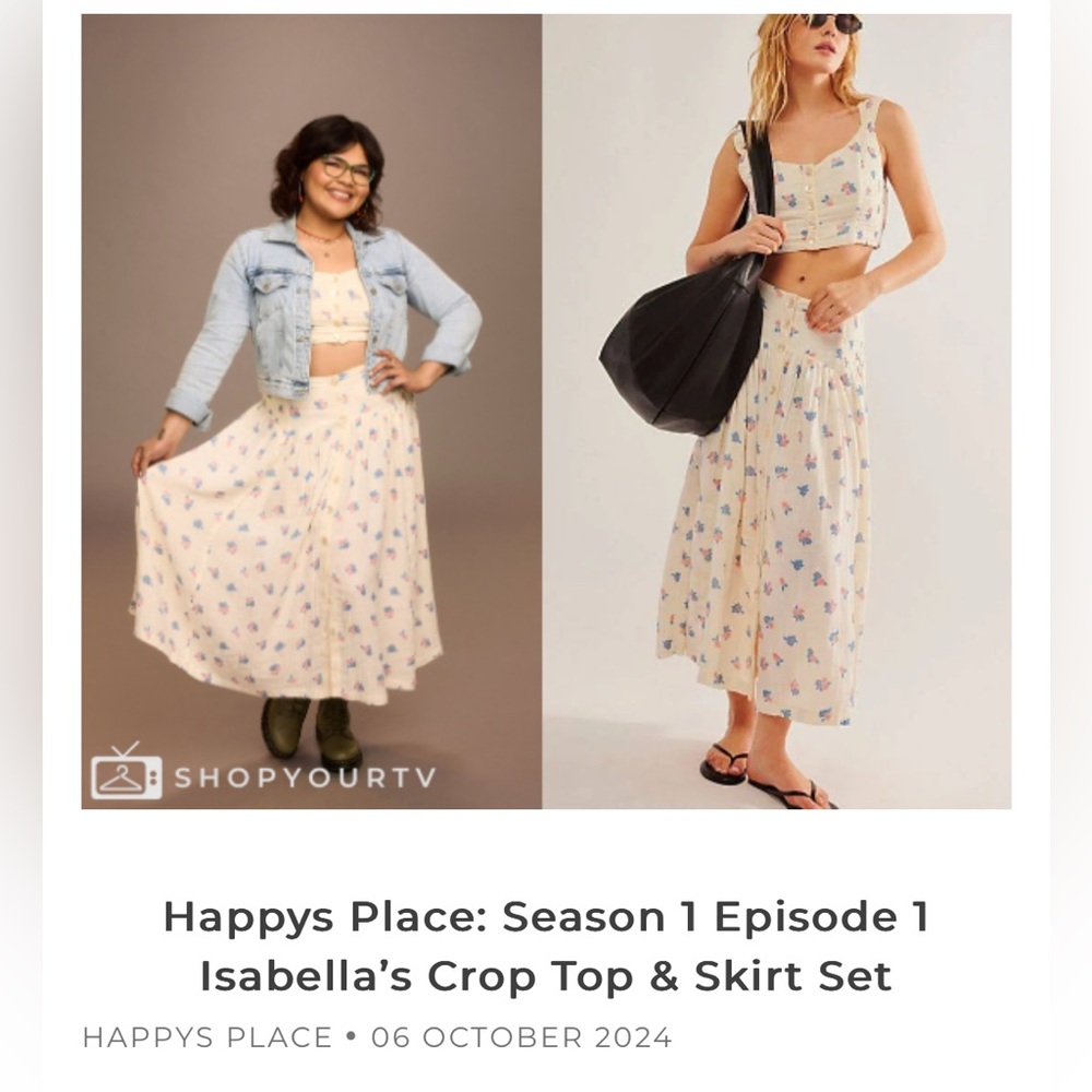 Free People Iris corset set